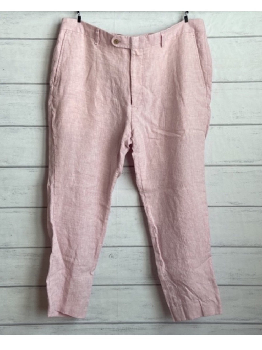 Joseph Abbound pastel pink linen dress pants